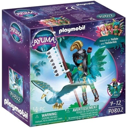 Playmobil Adventures of Ayuma 70802 Knight Fairy con animal del alma y accesorios
