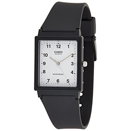 Reloj Casio Caballero MQ-27-7B esfera blanca número negros