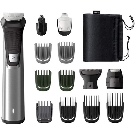 Philips MG7745/15 Recortadora 14 en 1 Maquina recortadora de barba y Cortapelos para hombre autonomía de 180 minutos batería