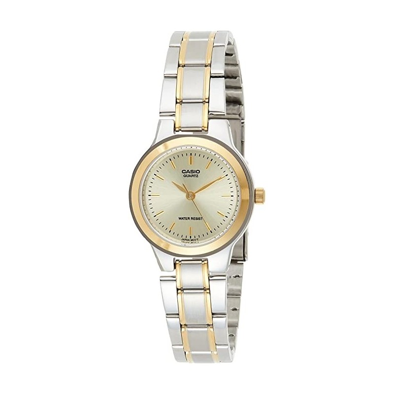 Reloj Casio señora LTP-1131G-9AR correa metálica bicolor plateada y dorada Reloj Casio señora LTP-1131G-9AR correa metálica bicolor plateada y dorada