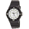 Reloj Casio mujer LRW-200H-7E correa caucho negra esfera blanca con calendario
