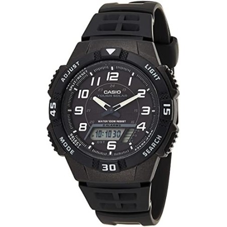 Reloj Casio hombre AQ-S800W-1BV analógico y digital correa caucho negro