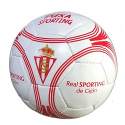 Balón Real Sporting de Gijón PUXA SPORTING tamaño grande similar al reglamentario talla 5