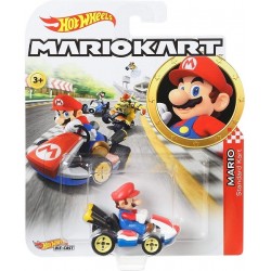 Mario Standard Kart Coche Hot Wheels Mario Kart Mattel Edad +3 años