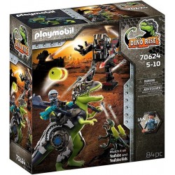 Playmobil 70624 T-Rex: Batalla de los Gigantes Dino Rise Edad: 5+