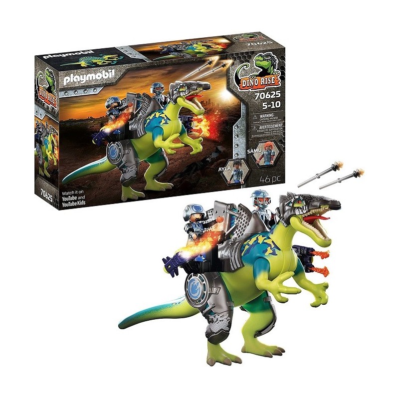 Playmobil 70625 Spinosaurus: Doble poder de defensa Dino Rise Edad: 5+