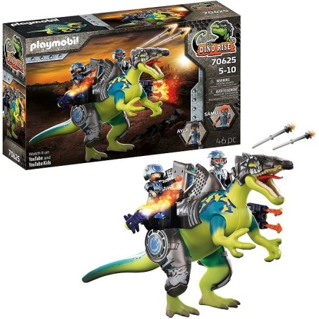 Playmobil 70625 Spinosaurus: Doble poder de defensa Dino Rise Edad: 5+