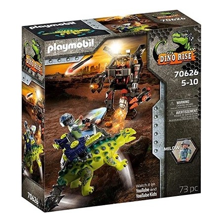 Playmobil 70626 Saichania: Defensa del luchador Dino Rise Edad: 5+
