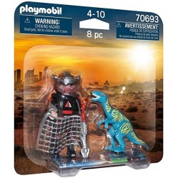 Playmobil 70693 Duo Pack Velociraptor y Saqueador Edad: 4+