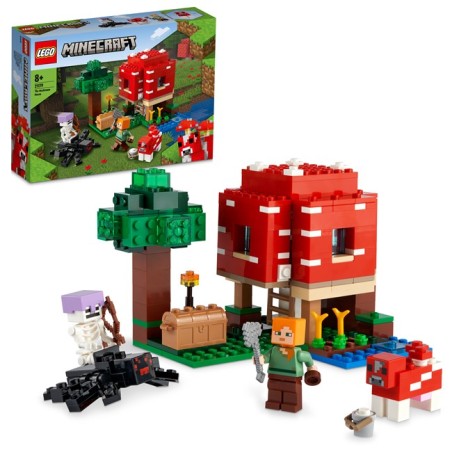 Lego Minecraft 21179 La Casa-Champiñón edad 8+ - juguetería online