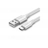 Ugreen Cable USB 2.0 A tipo C 3A - 1.5 metros - carga rápida - Blanco