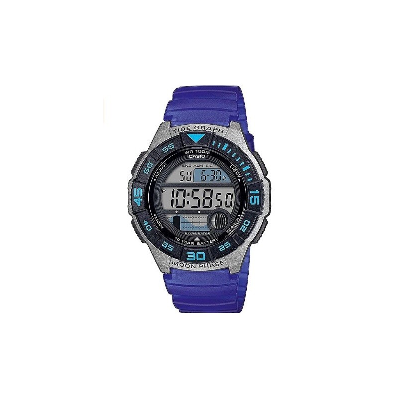 Reloj Casio digital WS-1100H-2AV correa caucho color azul Reloj Casio digital WS-1100H-2AV correa caucho color azul
