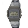 Reloj Casio F-91WS-8EF caja resina gris, correa plástico transparente gris