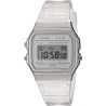 Reloj Casio digital F-91WS-7EF correa caucho transparante