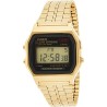Reloj pulsera Casio digital A159WGEA-1EF correa metálica dorada