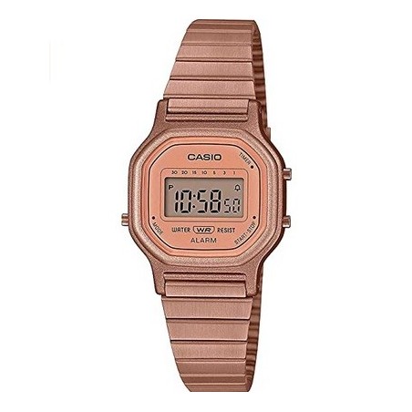Reloj Casio digital mujer LA-11WR-5AEF correa metálica