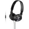 Cascos Sony MDR-ZX310APB - Auriculares de diadema cerrados con micrófono, control remoto integrado
