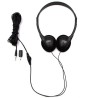 Auricular Lauson Diadema - Especial TV con 6 metros de cable con control de volumen PH92TV