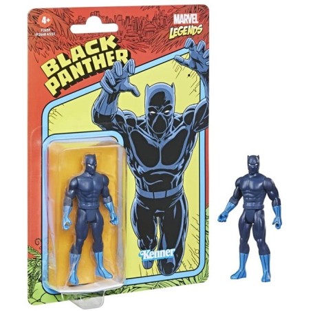 Muñeco Hasbro Marvel Legends - Figura de Pantera Negra de 9.5 cm Hasbro F2659 edad +4 años