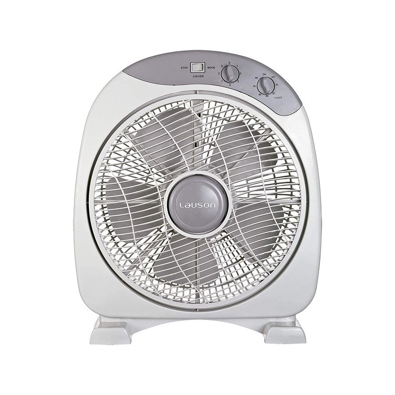 Lauson AFF110 Ventilador cuadrado 30cm de Diámetro 50W, 3 Velocidades Regilla Giratoria Temporizador 120min Lauson AFF110 Ventilador cuadrado 30cm de Diámetro 50W, 3 Velocidades Regilla Giratoria Temporizador 120min