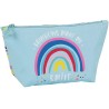 Neceser Glowlab Rainbow Safta tamaño 23x12x8cm cierre de cremallera