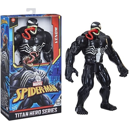 Muñeco Deluxe Venom de 30 cm Hasbro Marvel Spider-Man: Titan Hero Series edad +4 años F4136