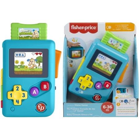 Fisher-Price Ríe y aprende Videoconsola portátil edad +6 meses Mattel HHX12