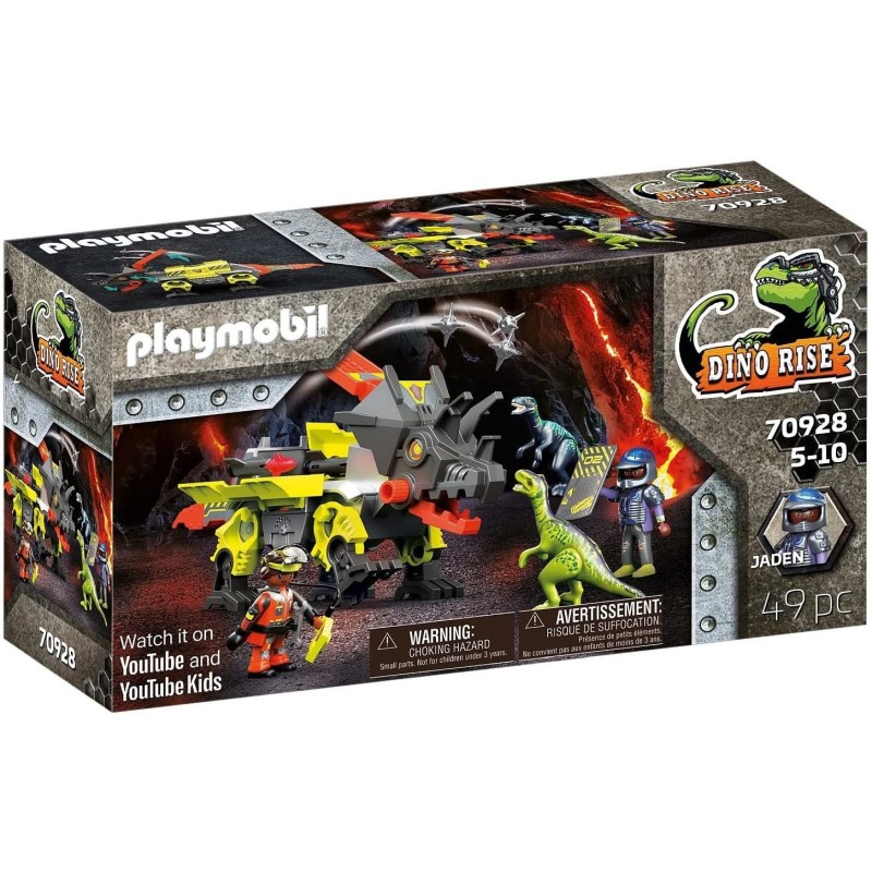 Playmobil Dino Rise 70928 Robo-Dino Máquina de Combate cañones con proyectiles, edad +5 años Playmobil Dino Rise 70928 Robo-Dino Máquina de Combate cañones con proyectiles, edad +5 años