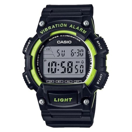 Reloj Casio digital Vibration Alarm W-736H-3A correa caucho