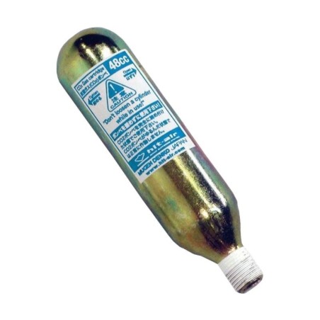 Bombona recarga CO2 48CC Hitair para chaleco protector hinchable