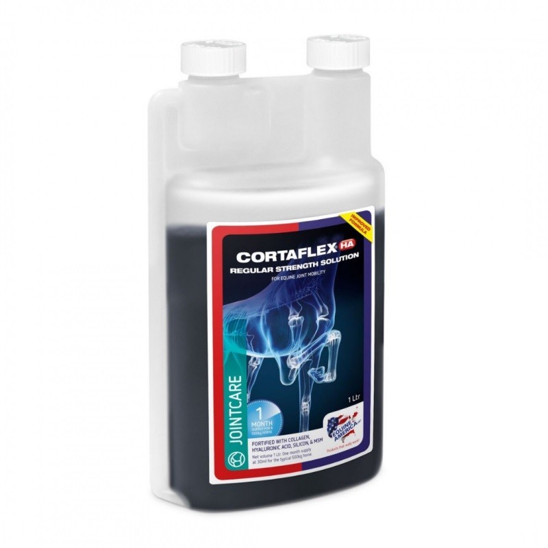 CortaFlex HA Regular Solution Equine America 1 litro Protector articular líquido reforzado con Colágeno CortaFlex HA Regular Solution Equine America 1 litro Protector articular líquido reforzado con Colágeno