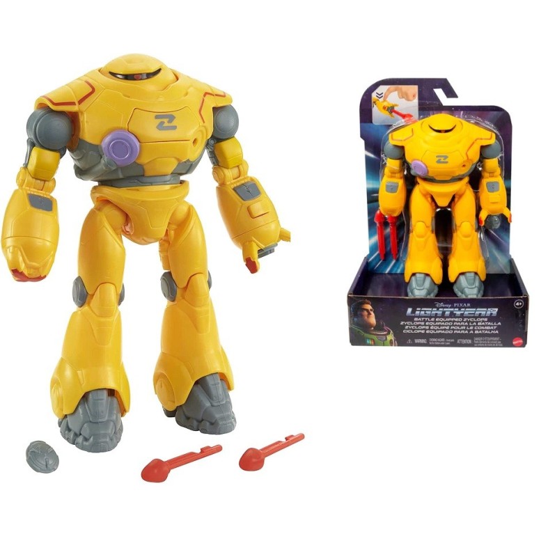 Muñeco Pixar Lightyear Cyclops Figura con movimientos de juguete edad +4 años Mattel HHJ87 Muñeco Pixar Lightyear Cyclops Figura con movimientos de juguete edad +4 años Mattel HHJ87