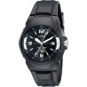Reloj Hombre analógico MW-600F-1AV con calendario correa resina negra