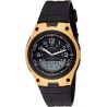 Reloj Casio analógico y digital caballero AW-80-9BV bisel amarillo