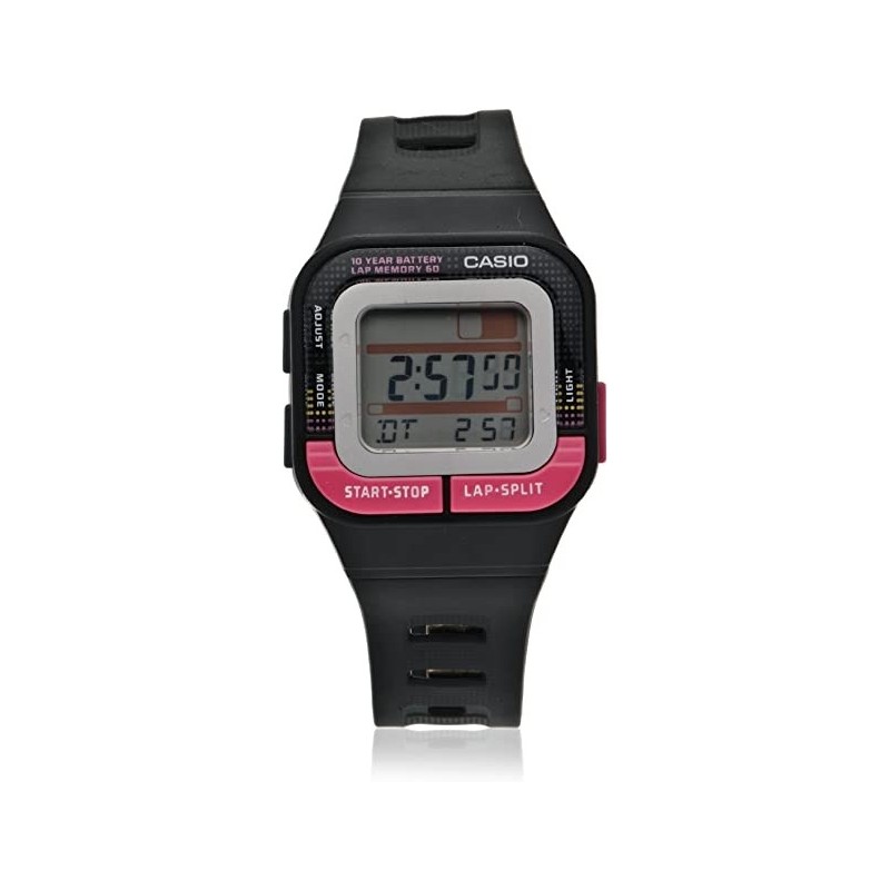 Reloj Casio digital mujer SDB-100-1B correa resina negra modelo vintage Reloj Casio digital mujer SDB-100-1B correa resina negra modelo vintage