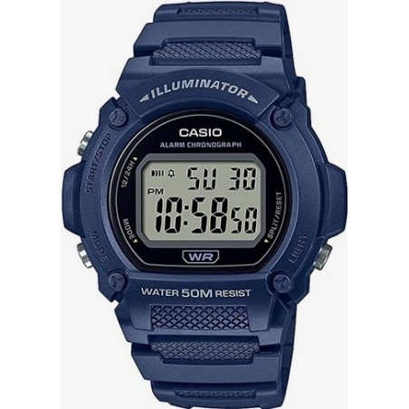 Casio Reloj Digital para Hombre Cuarzo con Correa en Plstico W-219H-1AVCF