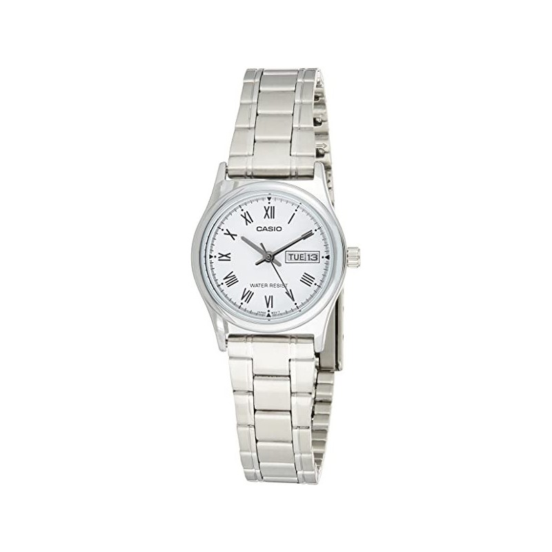 Reloj Casio señora LTP-V006D-7B correa acero número romanos con calendario Reloj Casio señora LTP-V006D-7B correa acero número romanos con calendario