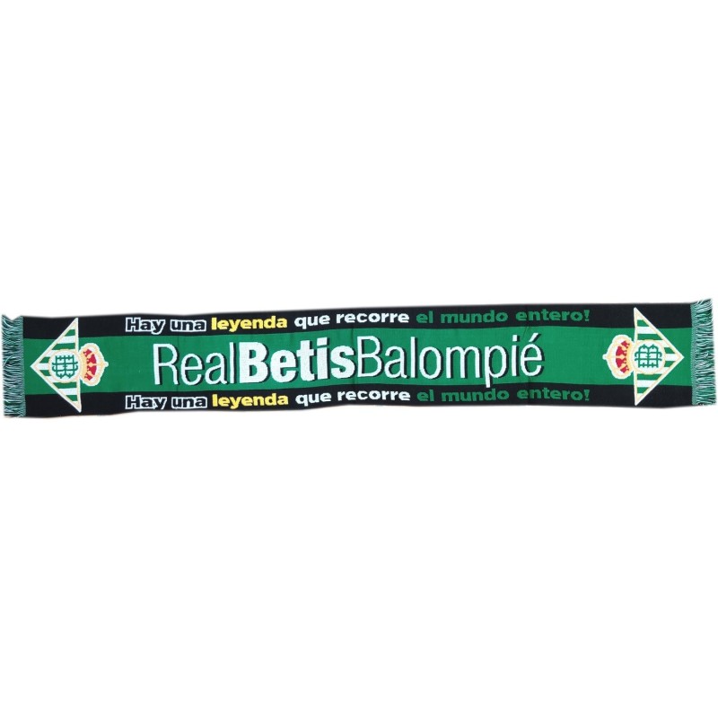 Bufanda Real Betis Hay una leyenda que recorre el mundo entero Bufanda Real Betis Hay una leyenda que recorre el mundo entero
