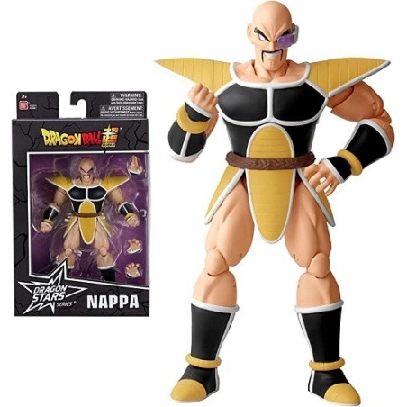 Muñeco Nappa Dragon Ball - Super Dragon Stars 17 cm Anime Bandai edad +3 años