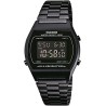 Reloj Casio digital unisex B640WB-1B Correa acero color negra esfera negra