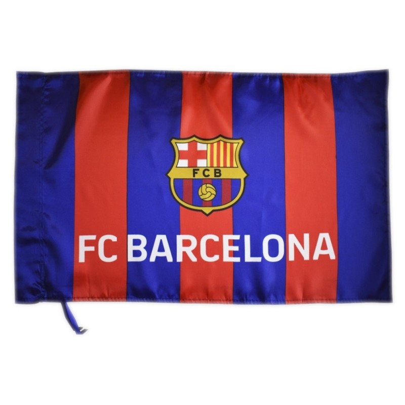 Bandera grande Fútbol Club Barcelona franjas verticales 150x100cm producto oficial Bandera grande Fútbol Club Barcelona franjas verticales 150x100cm producto oficial