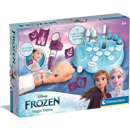 Disney Frozen tatuajes mágicos edad +6 años Clementoni