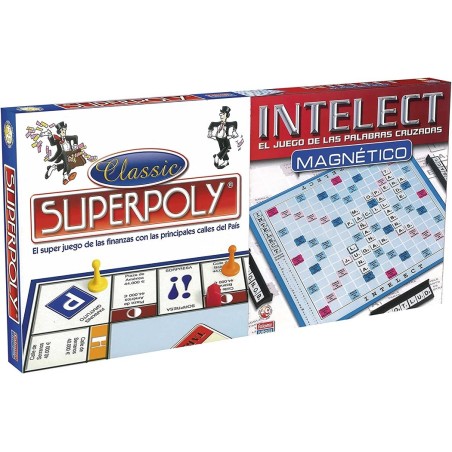 Juegos de mesa Superpoly más Intelect magnético de Falomir