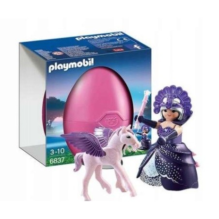 Playmobil huevo 6837 Reina Luna con bebé pegaso edad +3 años