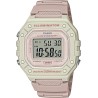 Reloj Casio digital W-218HC-4A2 correa caucho color rosa caja blanca