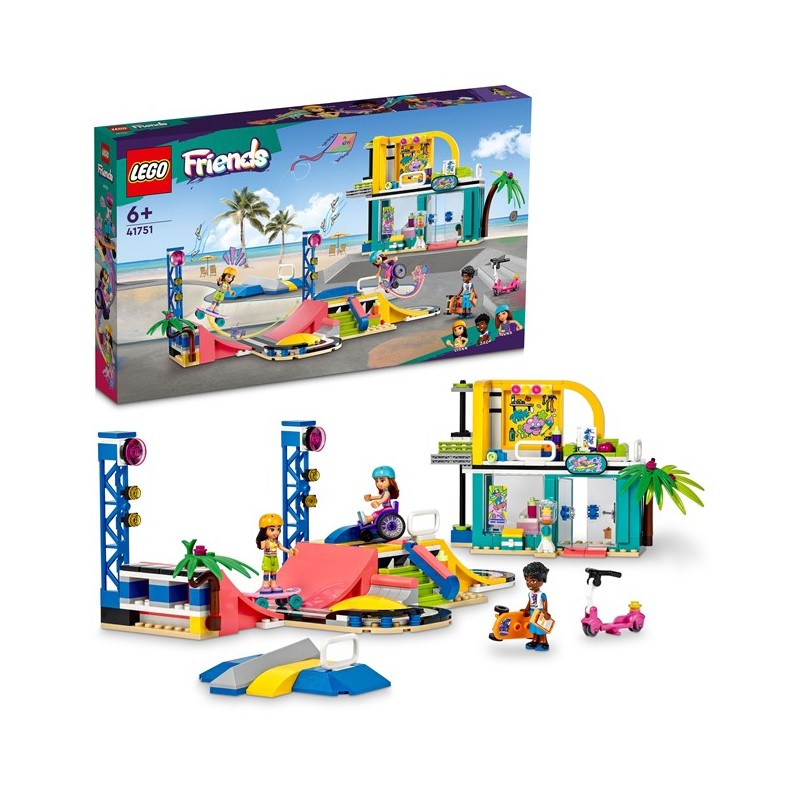 LEGO Friends 41751 Parque de Skate edad apartir de 6 años - Tienda juguetes Lego LEGO Friends 41751 Parque de Skate edad apartir de 6 años - Tienda juguetes Lego
