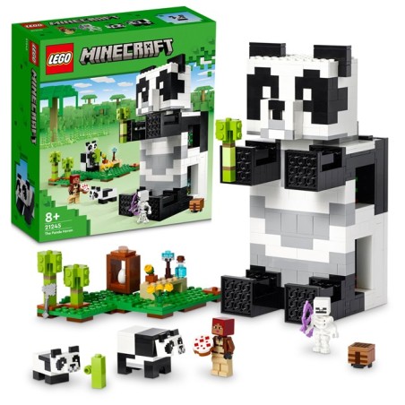 LEGO Minecraft 21245 El Refugio-Panda edad apartir de 8 años - Tienda juguetes Lego