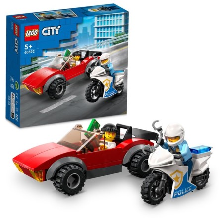 LEGO City Police 60392 Moto de Policía y Coche a la Fuga edad apartir de 5 años - Tienda juguetes Lego