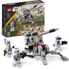 LEGO 75345 Star Wars TM Pack de Combate: Soldados Clon de la 501, Juego de Batalla, Vehículo AV-7 edad + 6