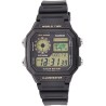 Casio AE-1200WH-1B - Reloj Digital de Cuarzo para Hombre, Correa de Resina Color Negro